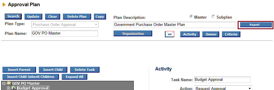 Fig 17.25 - Approval plan workflow admin report button.png