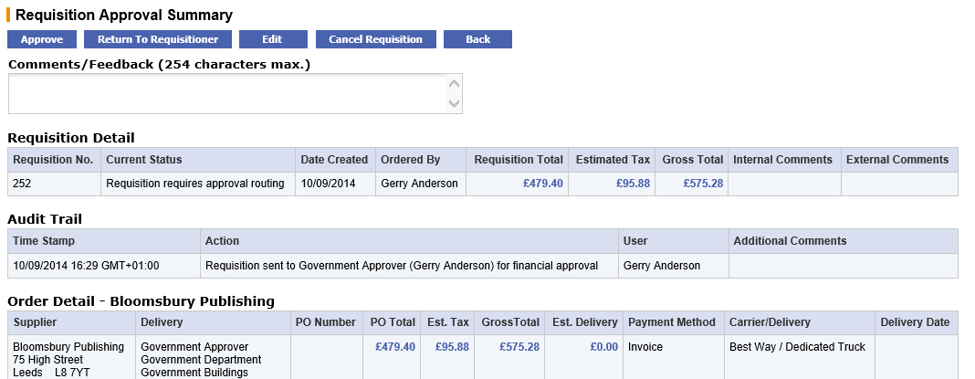 Fig 5.2 - Requisition approval summary screen.png