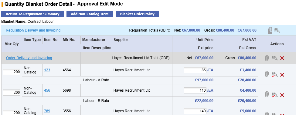 Fig 9.3 - Blanket order requisition in approval edit mode.png